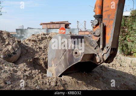 Bagger Stockfoto