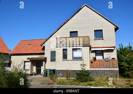 Sanierte siedlerhaus Stockfoto