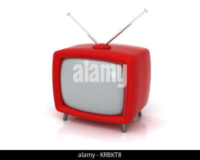 Alten Stil Fernseher Computer-Kunst-Serie der 1960er-Jahre Stockfoto