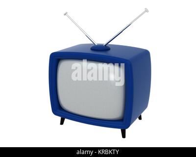 Alten Stil Fernseher Computer-Kunst-Serie der 1960er-Jahre Stockfoto