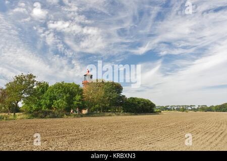 Leuchtturm Staberhuk, Insel fehmarn Stockfoto