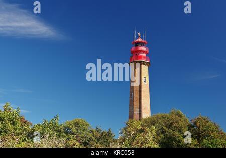 Leuchtturm flÃ¼gge, Insel Fehmarn Stockfoto