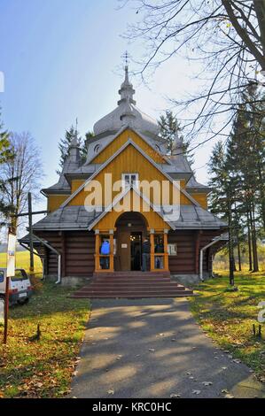 Kirche der Himmelfahrt Christi in Gladyszow, Woiwodschaft Kleinpolen. Stockfoto