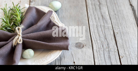 Ostern Tischdekoration Stockfoto