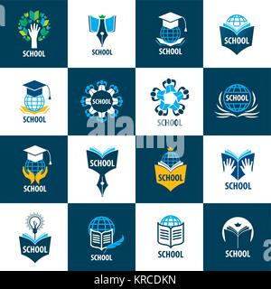 Vektor logo Schule Stock Vektor