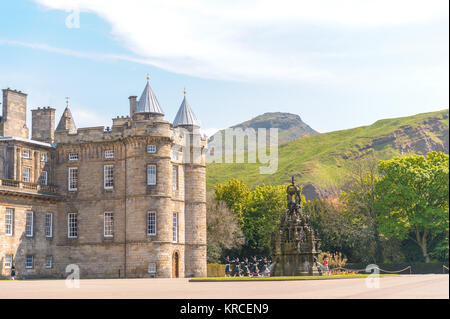 Den Palast von Holyrood House Stockfoto