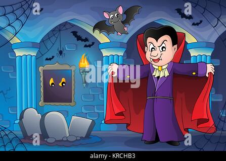 Vampire Thema Bild 7. Stockfoto