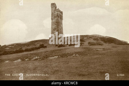 Victoria Tower auf Castle Hill, Huddersfield, Yorkshire Stockfoto