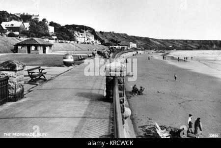 Promenade in Filey, North Yorkshire Stockfoto