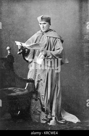 HENRY IRVING ALS WOLSEY Stockfoto