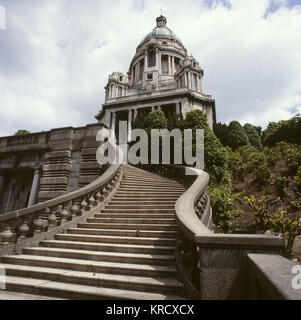 Das Ashton Memorial, Williamson Park, Lancaster, eine edwardianische Torheit, die von John Belcher entworfen und 1909 als Gedenkstätte für Lord Ashtons verstorbene Frau fertiggestellt wurde. Stockfoto