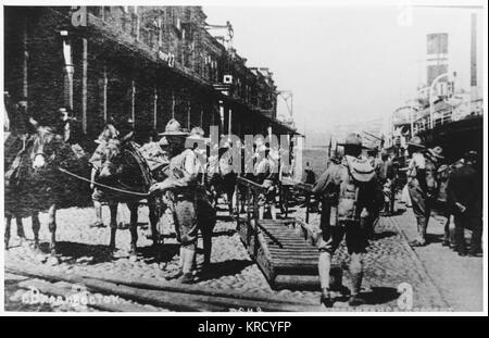 AMERIKANER IN RUSSLAND Stockfoto