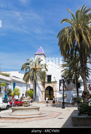 Marbella, Costa del Sol, Provinz Malaga, Andalusien, Südspanien. Hermita del Santo Cristo oder die Einsiedelei des heiligen Christus in der Altstadt. Stockfoto