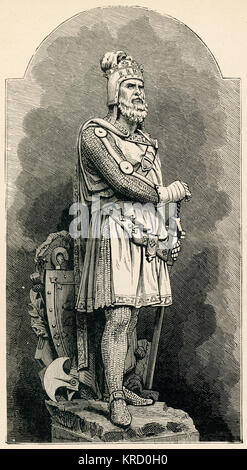 Robert the Bruce - Statue am Stirling Castle Stockfoto