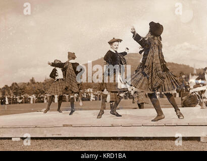 Braemar-Versammlung, Highland-Fling Stockfoto