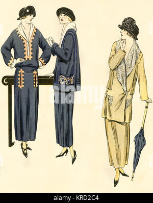 Promenadenmode, 1923 Stockfoto