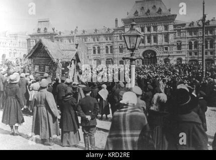 Palm Sunday Market auf dem Roten Platz, Moskau Stockfoto