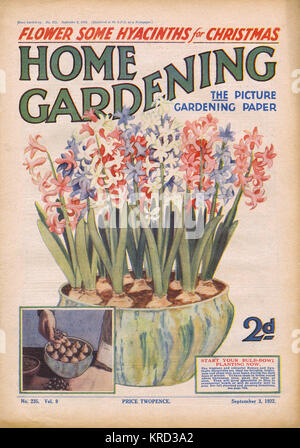 Home Gardening Magazin, September 1932 Stockfoto