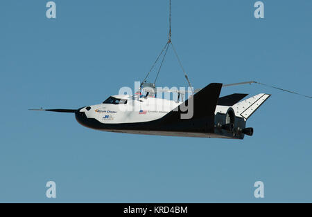 Dream Chaser Wegführen Flug # 1 Dream Chaser wegführen Test (ED 13-0300-003) Stockfoto