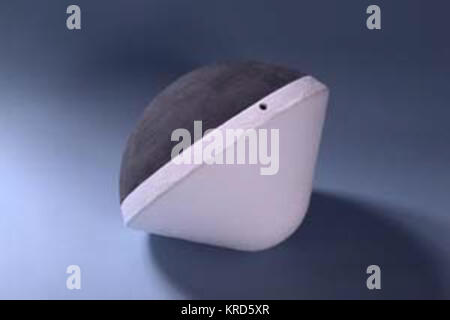 Deep Space 2 (DS-2) Rick Keaton, Sarah Gavit, Satish Krishnan abgeschlossen Sonde, Flug 1 photog: Niederländisch Slager Kamera: DCS 460 B Serial#: 460-1392 Breite: 3060 Höhe: 2036 Datum: 11/6/98 Time: 23:00:11 Counter: [96] ISO: 100 Aperture: F 16 Shutter: 250 Objektiv (mm): 46 Belichtung: M-Programm: SP Exp Comp: 0,0 Meter Fläche: mtrx-Flash sync: Norm des Laufwerkmodus: S Fokus Modus: M Schwerpunkt: Weite Entfernung:?? DS2 aeroshell Stockfoto