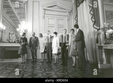 Apollo 11 Astronauten zu Royal Palace willkommen in Brüssel, Belgien - GPN -2002-000017 Stockfoto