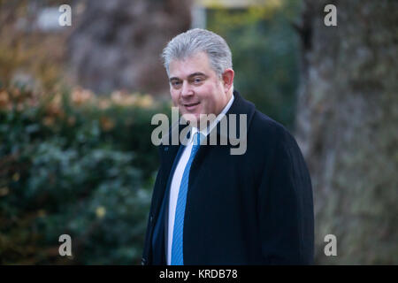 Brandon Lewis, MP für Great Yarmouth und Minister für Einwanderung, kommt an der Downing Street für eine Kabinettssitzung Stockfoto