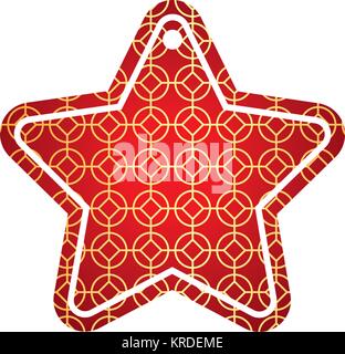 Star tag Japanische abgerundet und rhombus Muster Stock Vektor