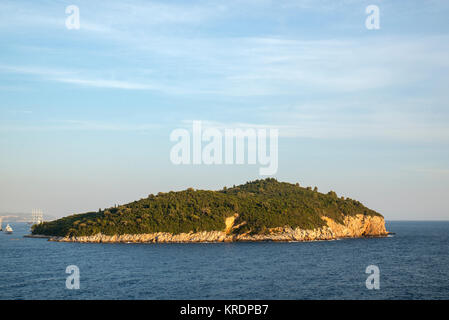 Otok Insel Lokrum, Dubrovnik, Kroatien Stockfoto