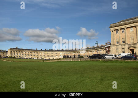 Royal Crescent in Bath, England Stockfoto