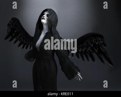 3D-Rendering für eine Death Angel. Stockfoto