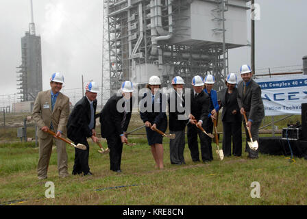 SLC-40 SpaceX bahnbrechende Zeremonien Stockfoto