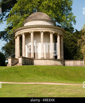 Tempel der Alten Tugend, Stowe Landscape Garden, Buckinghamshire, England Stockfoto