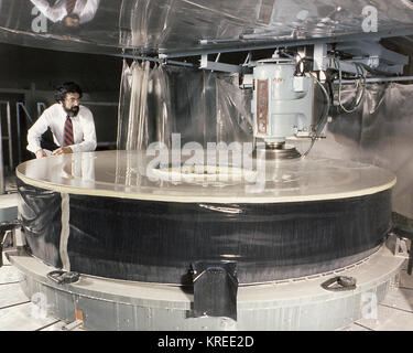 Hubble Spiegel polieren Stockfoto