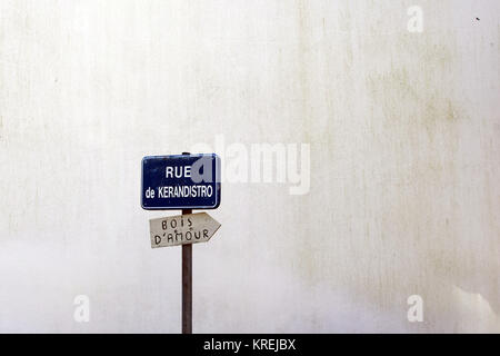 Bois d'Amour in Fouesnant, Frankreich Stockfoto