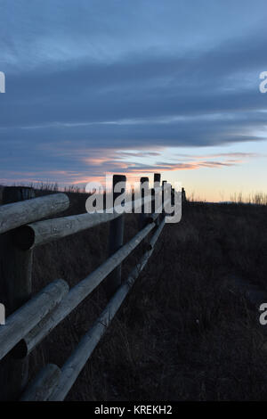 Prärien Landschaften im Winter. Airdrie, Alberta, Kanada Stockfoto