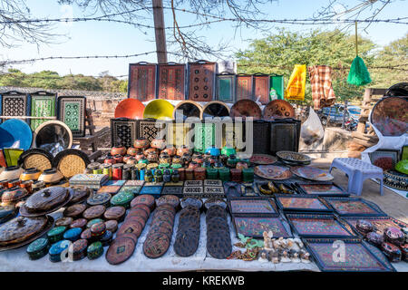 Souvenir shop in Mandalay, Myanmar. Stockfoto