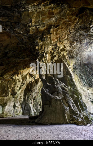 Cathedral Cave im Little Langdale Stockfoto