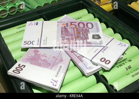 500 Euro-Scheine Stockfoto