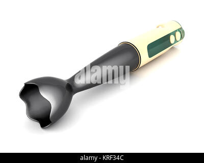 Bild von Haushaltsgeräten auf weißem Hintergrund Stockfoto