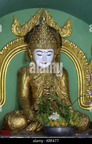 Die Schlange Pagode beherbergt mehrere Pythons, die in der Regel unter den heiligen Statuen leben. Anbeter geben Geld und Essen Segen und Glück zu verdienen. Stockfoto