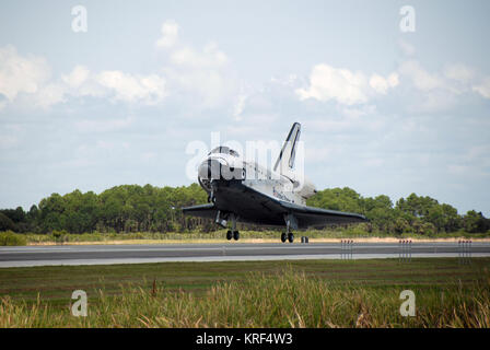 Space Shuttle Endeavour STS-118 Landung Stockfoto