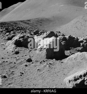 Apollo 15 Hadley-rille Flanke von Str. 9a Stockfoto