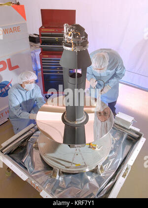 Das Spitzer Space Telescope montiert. SIRTF Infrarot-Weltraumteleskop Spitzer 2 Stockfoto