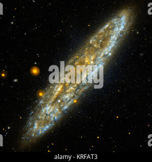 NGC 0253 GALEX Stockfoto