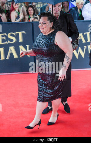 Sydney, Australien - Dezember 2017 20: VIP's und Prominente kommen an der Star Casino vor "der größte Showman" Australische Premiere. Abgebildet ist Keala vereinbaren Credit: Dreieckig Pics/Alamy leben Nachrichten Stockfoto