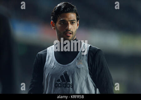 San Sebastian, Spanien. 20 Dez, 2017. (11) Carlos Vela Garrido während der spanischen La Liga Fußball Match zwischen Real Sociedad und Sevilla C. F am Anoeta Stadium, in San Sebastian, Spanien, Sonntag, Dezember. 20, 2017. Credit: Gtres Información más Comuniación auf Linie, S.L./Alamy leben Nachrichten Stockfoto