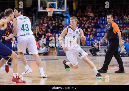 Barcelona, Spanien. 20 Dez, 2017. Alberto Diaz während des Spiels zwischen dem FC Barcelona Lassa gegen Unicaja Malaga, für die Runde 13 der Euroleague, Palau Blaugrana am 20. Dezember 2017 in Barcelona, Spanien gespielt. (Credit: GTO/Urbanandsport/Gtres Online) Credit: Gtres Información más Comuniación auf Linie, S.L./Alamy leben Nachrichten Stockfoto