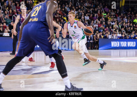 Barcelona, Spanien. 20 Dez, 2017. Alberto Diaz während des Spiels zwischen dem FC Barcelona Lassa gegen Unicaja Malaga, für die Runde 13 der Euroleague, Palau Blaugrana am 20. Dezember 2017 in Barcelona, Spanien gespielt. (Credit: GTO/Urbanandsport/Gtres Online) Credit: Gtres Información más Comuniación auf Linie, S.L./Alamy leben Nachrichten Stockfoto