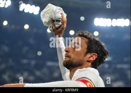 Turin, Italien. 20 Dez, 2017. Claudio Marchisio (Juventus FC) während der TIM CUP Fußballspiel zwischen Juventus Turin und Genua CFC bei Allianz Stadion am 20 Dezember, 2017 in Turin, Italien. Quelle: FABIO UDINE/Alamy leben Nachrichten Stockfoto