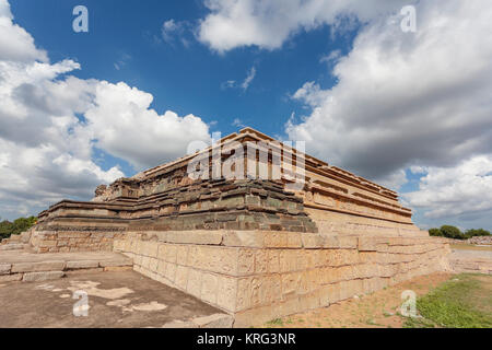 Asien, Indien, Karnataka, Hampi, Mahanavami Dibba Stockfoto